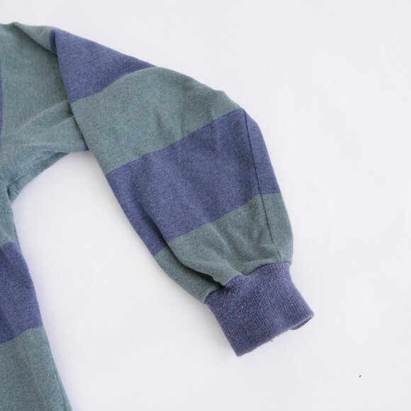 Striped Green and Blue Polo Shirt - Picture 10 of 10